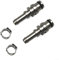 HpLive Raccordo tubo in acciaio inox per Puzzi 100 200 300 8/1 serie detergente tappeto ricambio 4.443-019.0(2 PACK)