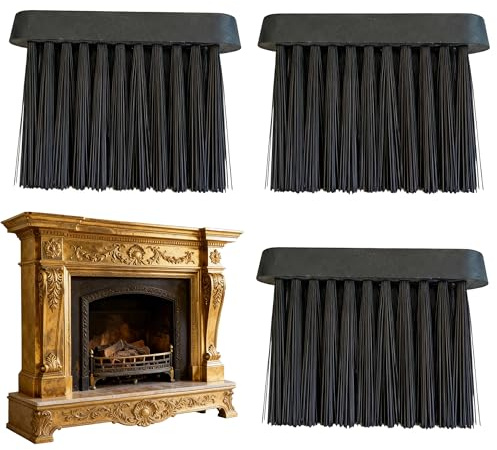 3 cepillos de repuesto para chimenea, accesorios para limpieza de chimenea y estufa