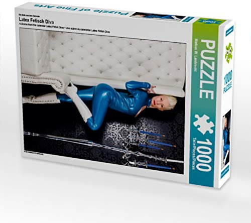 CALVENDO Puzzle EIN Motiv aus dem Kalender Latex Fetisch Diva 1000 Teile Puzzle hoch | Lege-Größe cm Foto-Puzzle für glückliche Stunden