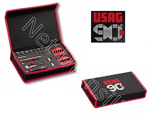 USAG 616 1/4 AN41 SERIE CHIAVI A BUSSOLA CON CRICCHETTO 1/4 + INSERTI 90° ANNIVE