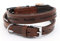 CustomDesign.Shop Feines personalisiertes gepolstertes Lederhalsband für Hund | Schaffen Sie Ihr einzigartiges Tierkennzeichen | Lasergravur