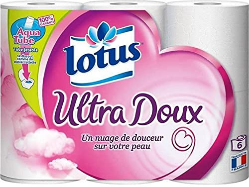 Lotus “Ultra Doux” Aquatube 6 Rouleaux (lot de 3)