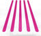 AnTina TAPES Antirutschstreifen 3x64cm, farbig für Dusche & Badewanne Rutschschutz C DIN 51097, ultradünn, selbstklebend, 8 Stück (pink)
