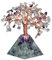KYEYGWO Geld Baum auf Crystal Base Bonsai Skulptur Figur für Glück Reichtum Gesundheit 5.9-6.3 hoch gewickelt