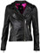 Maze Damen Lederjacke Pin Schwarz S