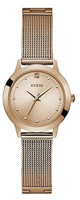 Guess CHELSEA Orologio Donna Analogico/Digitale in Acciaio, Cristalli - GU.W1197L6