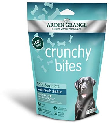 Arden Grange Crunchy Bites Light - Rich in chicken ,225 g (Pack of 10)