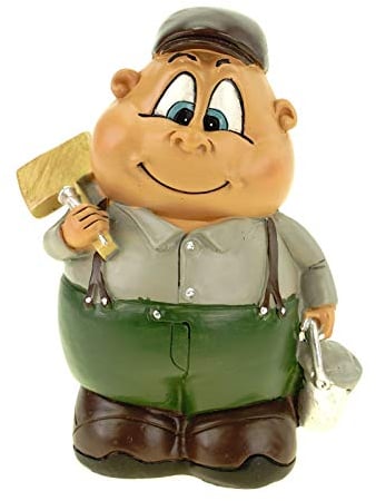 Udo Schmidt GmbH Spardose Maurer Sparschwein Gelddose Spardose Geschenk Sparbüchse Trinkgeld Kasse