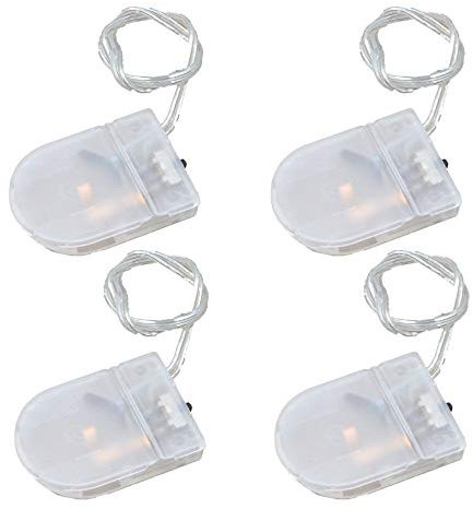 LampVPath (Pack of 4 cr2032 Battery Holder Coin Cell Holder, CR2032 Battery Holder with Switch, 1 x 3V CR2032 Button Coin Cell Battery Holder with Leads On Off Switch