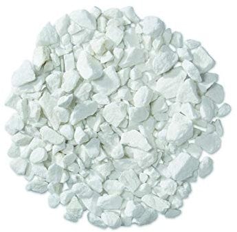Jardinex Gravier Blanc concassé marbre 8/20 mm - Sac 25 kg - Blanc