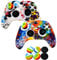 2 pz Silicone Skin Grip Cover per Xbox Series X/S Controller, protezione in gomma per Xbox Series X/S (6pcs Thumb Joystick Grips) (Serie X/S-1)