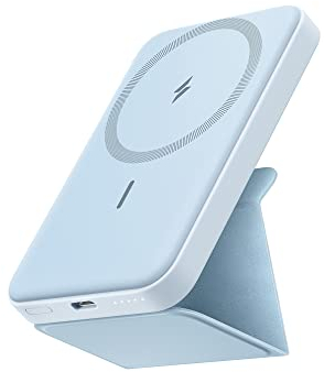 Anker Power Bank, 622 Magnetic Battery (MagGo), 5000mAh Foldable Magnetic Wireless Portable Charger and USB-C for iPhone 14/13 Series