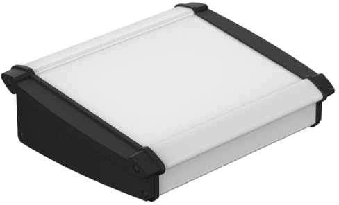 Bopla ATPH 1865-0200 ALU-TOPLINE_SET Pult-Gehäuse (L x B x H) 181.2 x 200 x 68.2 mm Aluminium, ABS Natur, Schwarz (RAL