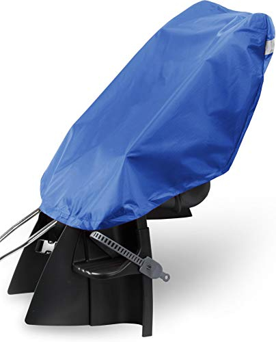 normani Fahhradkindersitzüberzug Regenschutz mit reflektierenden Streifen auf der Rückseite Farbe Dunkelblau