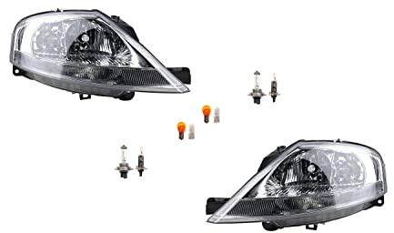 Johns, Scheinwerfer Halogen passend für Citroen C3 02/02- Leuchtmittel Set Links Rechts