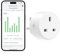 EIGHTREE Smart Plug with Energy Monitoring and Cost Estimation, Alexa Smart WiFi Plugs that Work with Alexa, Google Home and SmartThings, Smart Home Timer Plug Socket UK, 2.4GHz Wi-Fi Only, 13A, 1Pack