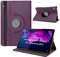Dlahaby Funda para Lenovo Tab P11 Plus TB-J616 / Tab P11 TB-J606 11 Pulgadas, Cuero PU con Función de Soporte Giratorio Funda para Lenovo Tab P11 & Lenovo Tab P11 Plus,Morado