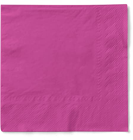 MANK Serviette in VIOLETT aus 3-lagigem Tissue, 40x40 cm, 1/4 Falz, 100 Stück, elegante Papierservietten für Festlichkeiten, Gastronomie & besondere Anlässe
