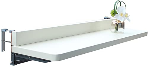 wandklapptisch klapptisch Wand wandtisch klappbar, Balkon-Stehtisch für den Außenbereich für Geländer, an der Wand montierter Geländer-Hängetisch für kleine Räume, Klapptisch, verstellbare T
