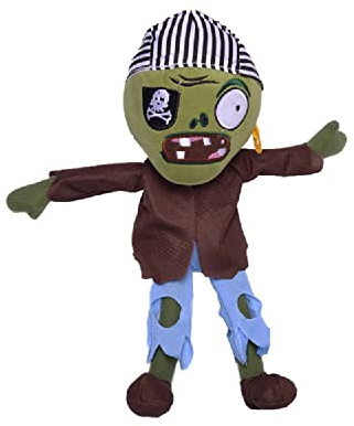 Pethuel Plants Vs Zombies Plush Toys, Game Zombies Against Plants Stuffed Dolls, Soft Toy for Cuddly Toys, Children, Great Gift, 30 cm (Zombies_AA)