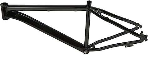 HUSPOO 26-Zoll Aluminiumlegierung Fahrradrahmen Kohlenstoffrahme, Elektrostatische Backfarbe Mountainbike Rahmen (Schwarz)