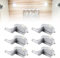 Scharnier LED-Licht, 2024 Upgrade Scharnier LED Sensor Licht, Universal Schrank Hinge LED Sensor Light Kleiderschrank LED Scharnier Licht für zu Hause Küche Wohnzimmer Schlafzimmer (Kaltweiß, 6Stück)