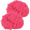 Hengrongshen Dicke Wolle Dickes Garn 2 Stück 500g, Chunky Yarn, Chunky Wool, Armstricken Wolle zum Häkeln für Decke, XXL Riesen Wolle Perfekt zum Weben von Schals Mützen Haustier Nest - Rosa Rot