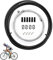 Kit Cavo Deragliatore Per Bicicletta, Kit Di Cavi Per Deragliatore Per Bici E Alloggiamento, Universale Bici Set Di Alloggiamento Deragliatore, Cavo Freno Bici per Mountain Interno Filo Freni Bici