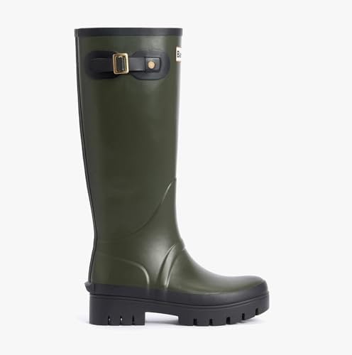Barbour Stivale Snowdon Tall Welly LRF0101-OL12 Olive/Black (verde, Sistema Taglie Calzature EU, Adulto, Donna, Numero, Media, 40)