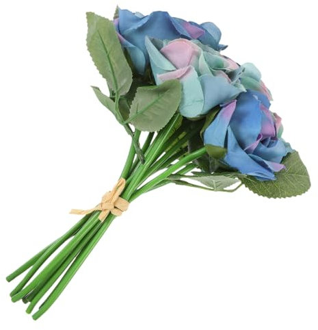 PRETYZOOM Bouquet De Roses Artificielles Incroyablement Réalistes Parfait pour Un Mariage Une Fête De Mariage La Maison Un De Fête des Fleurs Artificielles Réalistes