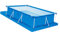 CAXUSD Poolabdeckung Bodenpolster Strapazierfähiges PE-Material 295x206cm Aufblasbares Poolzubehör Rutschfestes wasserdichtes Polster
