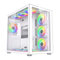 ASC Intel Core i7 Gaming Tower • GT730 2GB Graphics Card • 8GB RAM • 128GB SSD+500GB HDD • 500W 80+ PSU • White 6 Fan RGB Gaming Case • WIFI • Windows 11