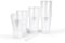 Inoverse 50 Stück Plastikbecher Trinkbecher, 0,2 L Transparent Ausschankbecher, Partybecher Kunststoff, Plastik Becher, Partygeschirr, Bierbecher, Wasserbecher