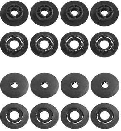 Flaconi 16 Pcs Clips pour Tapis de Voiture,Bouton de Tapis de Sol en Moquette de Voiture,Support en Plastique,Accessoire de Auto,Convient à la Plupart des Tapis de Sol de Auto
