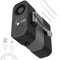 4 Speeds Portable Pocket Handheld Fan, Clip-On Cooling Device, USB Rechargeable Wearable Fan for Under T-Shirts, Belt, Waist, Personal Hands Outdoor Fan for Bedroom, Tent, Hiking, Camping, Work(Black)
