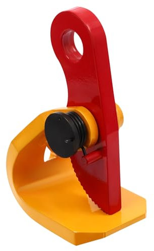 Morsetto di sollevamento, 1,5 T, piastra orizzontale, dimensione dell'apertura della ganasca, 0-50 mm, morsetto per sollevare piastre industriali, per il trasporto di piastre in acciaio, lamiere