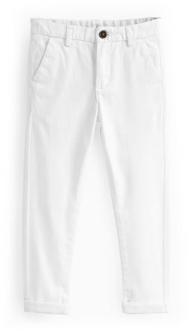 NEXT Jungen Chinohose mit Stretch (3-16 Jahre) – Skinny Fit Weiß 146