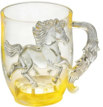 Generisch Lustige Kaffeetassen Wasseraktivierte LED-Trinkbecher | Leuchtender Kaffeebecher Wasserbecher Für Tee Saft Getränke Zuhause Büro Schule Wohnung Bar Feiertage Party Neujahr