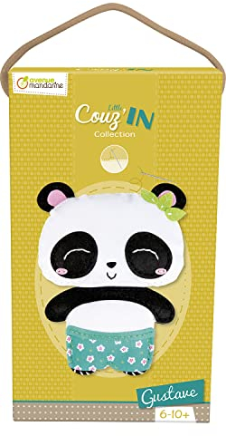 Avenue Mandarine KC110C - Kreativset Little Couz'In, ideal ab 6 Jahren, Panda, 1 Set