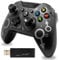 Wireless Controller für Xbox One,2,4 GHz Gaming Joystick Controller,Bluetooth Remote Gamepad für Xbox One/Xbox One S/Xbox One X/Xbox Series X/PS3/PC,No Headphone Jack (Schwarz）