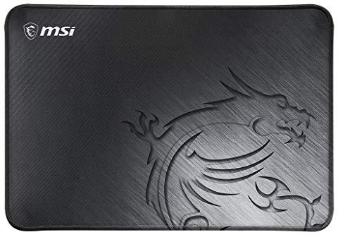 MSI Agility GD21 - Alfombrilla de ratóngaming, Superficie de Tejido Sedoso Gaming, Base Antideslizante - 320 x 220 x 3mm