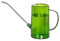Vaupan Gießkanne für Zimmerpflanzen mit langem Ausguss, Edelstahl, 1 l/34 oz, klare messbare Skala, kleine Gießkanne für Außenpflanzen, Gartenarbeit, Hängepflanzen, Sukkulenten, Blumen (grün)