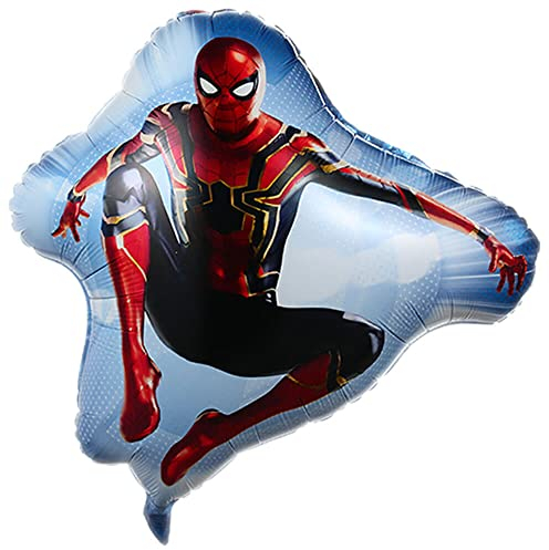 XXL-Folienballon * Avengers* als Geschenk oder Deko für Superhelden Mottoparty | Kinder Kindergeburtstag Geburtstag Partydeko, Edition: Spider-Man 1, 70x66cm Mehrfarbig