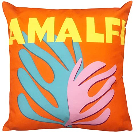 furn. Amalfi Outdoor Polyester Filled Cushion, Polyester, Multi,43 x 43cm