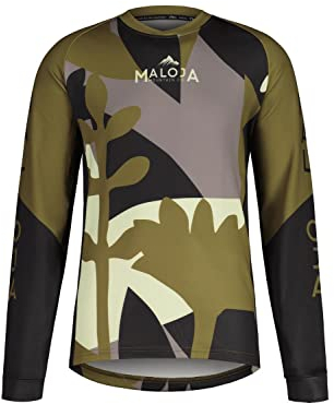 Maloja Herren GaderM. Longsleeve, Moss Leaves, L