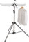 Sinbide Tendedero de Ropa Plegable Perchero Extensible con Barra para Colgar Ropa Portátil para Interior y Exterior (Blanco)