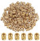 150 Pezzi Inserto Filettato, M3x5,7x4,6 Dadi Zigrinati in Ottone, Inserti Filettati Dado a Pressione Filettatura Femminile Zigrinata Ottone per Stampate in 3D, Parti in Plastica