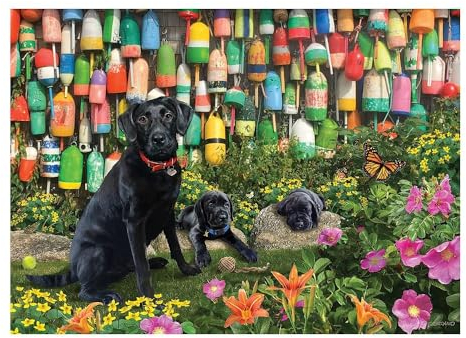 Cobble Hill 500 Teile Puzzle – Good Boys – Musterposter im Lieferumfang enthalten