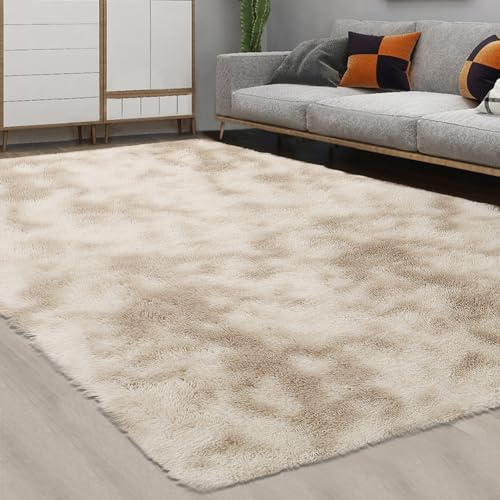 CAROMIO 9x12 Fluffy Area Rugs for Living Room Plush Faux Fur Shag Rug