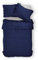 BLUE MOON Mako-Satin Premium Bettwäsche 155x220 cm Satin 100% Baumwolle Bettwäsche - Made in EU - 1x Bettbezug 155x220 cm und 1x Kopfkissenbezug 80x80 cm (Midnight Blue, 155 x 220 + 80 x 80 cm)